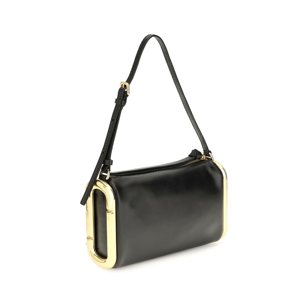 Marc Jacobs Black Calf Leather Bos Taurus Shoulder Bag Marc Jacobs Xosier