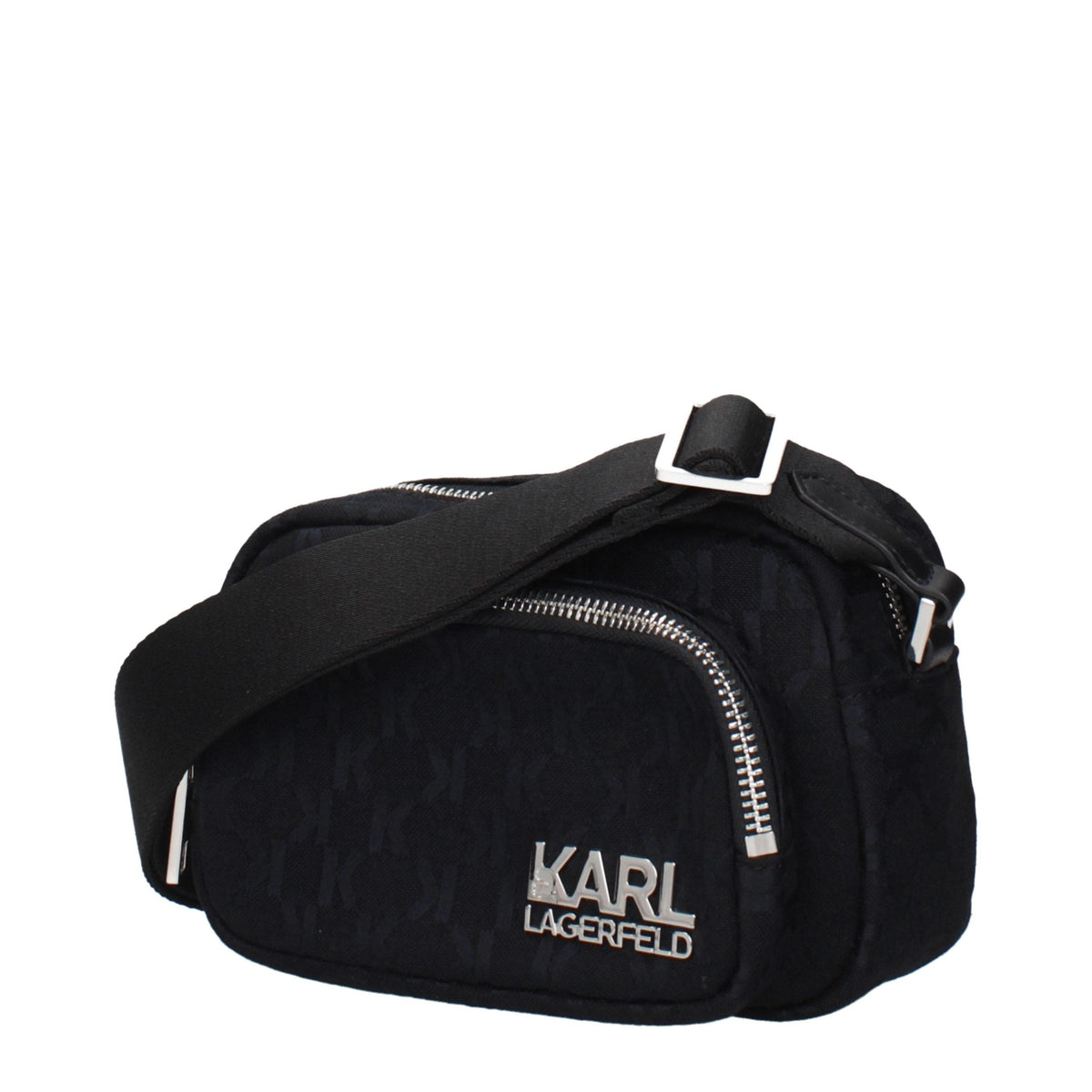 Karl Lagerfeld Black Fabric Crossbody Bag Karl Lagerfeld Xosier