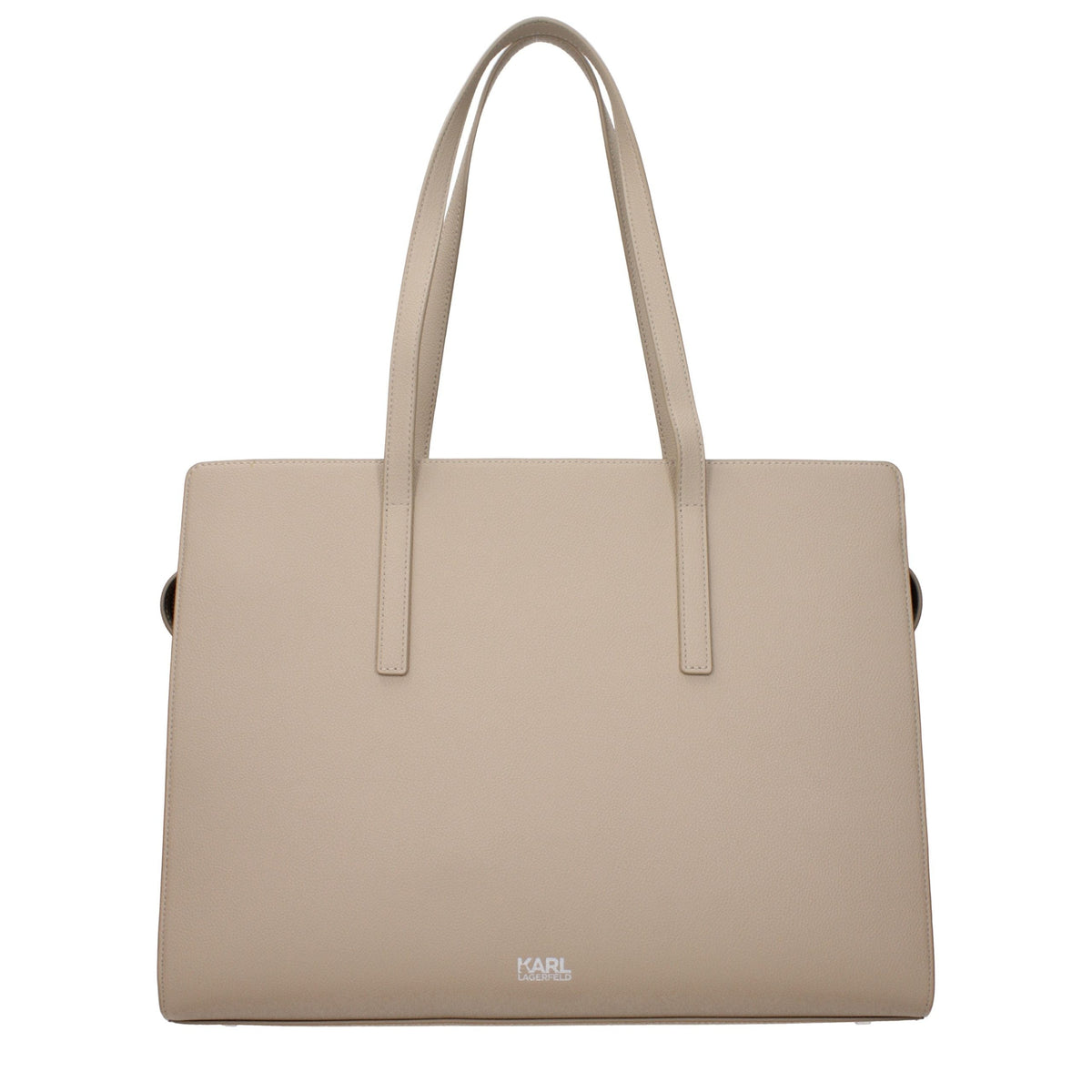 Karl Lagerfeld Beige Leather Shoulder Bag Karl Lagerfeld Xosier