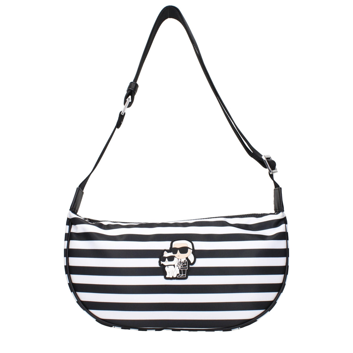 Karl Lagerfeld Black Fabric Crossbody Bag Karl Lagerfeld Xosier