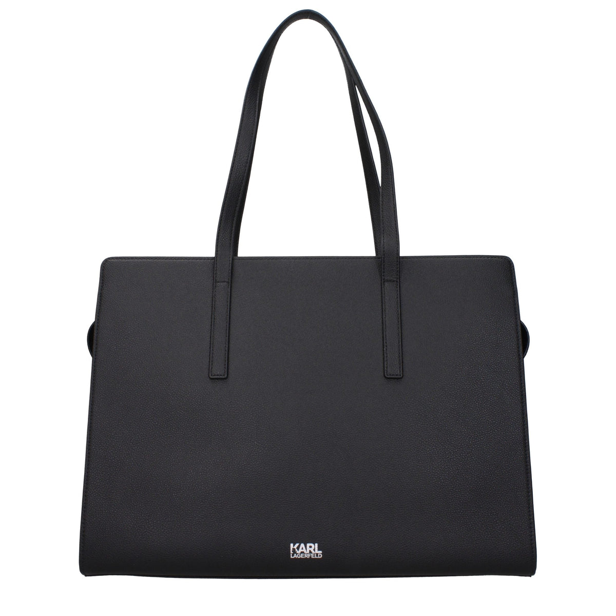 Karl Lagerfeld Black Leather Shoulder Bag Karl Lagerfeld Xosier