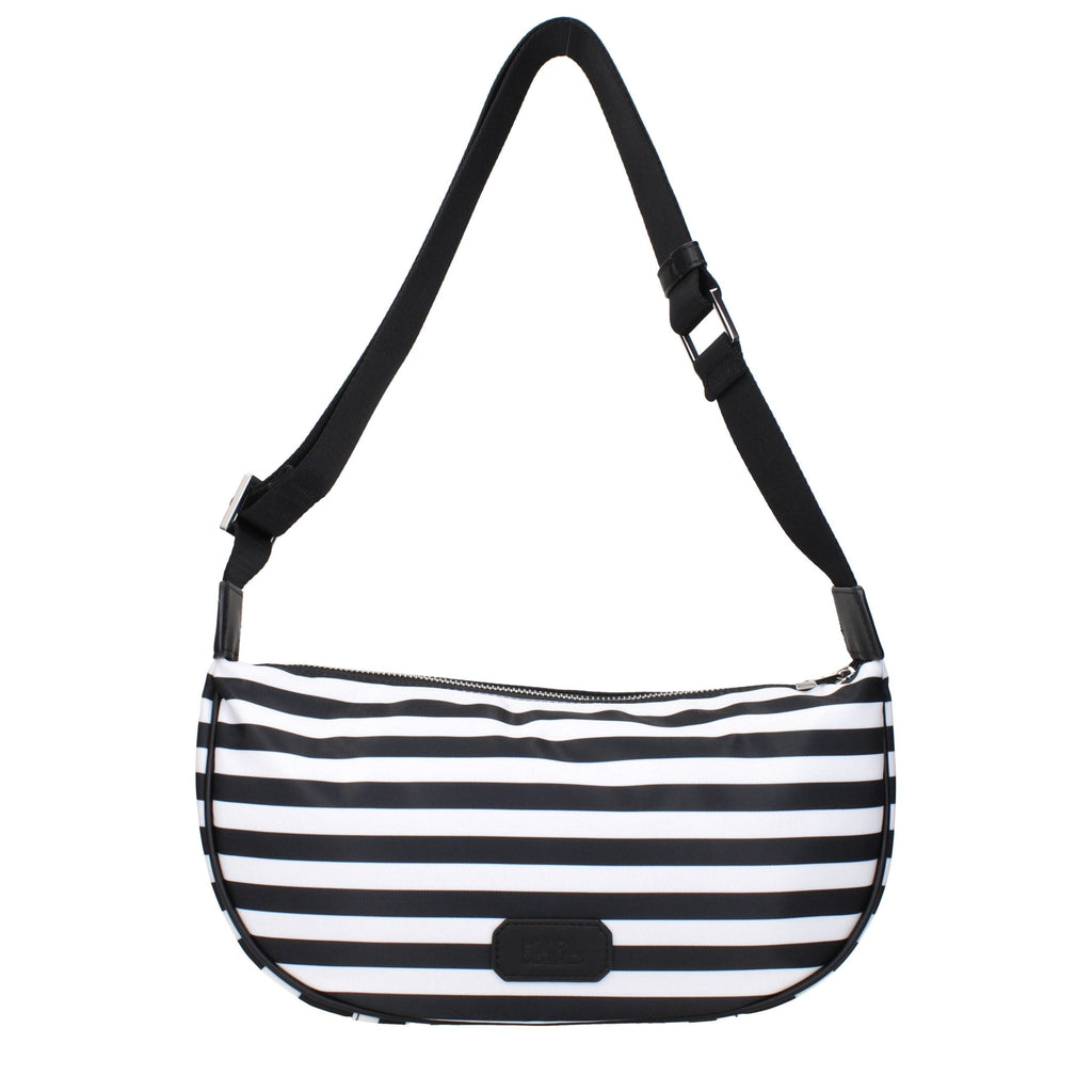 Karl Lagerfeld Black Fabric Crossbody Bag Karl Lagerfeld Xosier