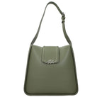 Karl Lagerfeld Green Leather Shoulder Bag Karl Lagerfeld Xosier