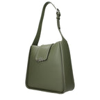 Karl Lagerfeld Green Leather Shoulder Bag Karl Lagerfeld Xosier