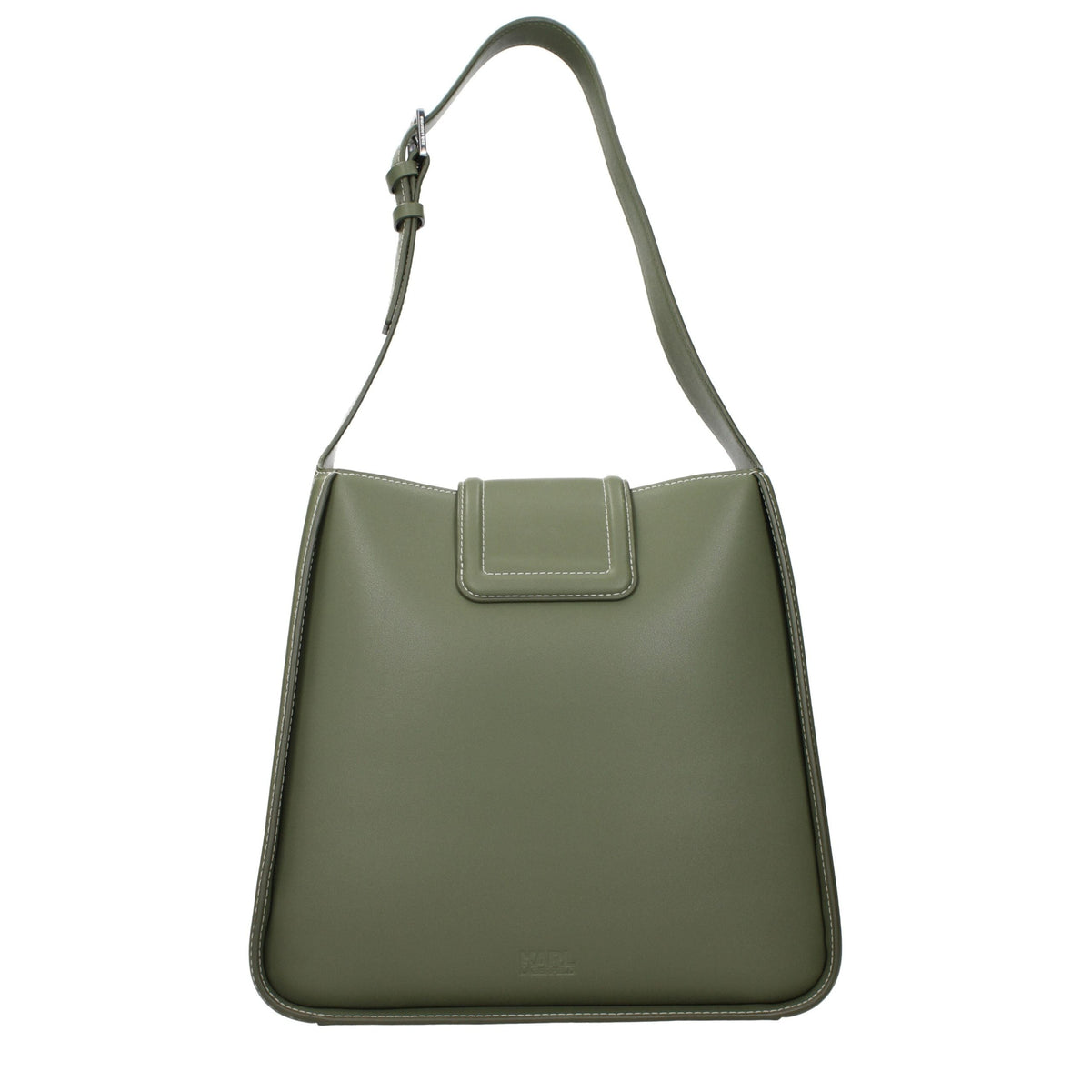 Karl Lagerfeld Green Leather Shoulder Bag Karl Lagerfeld Xosier