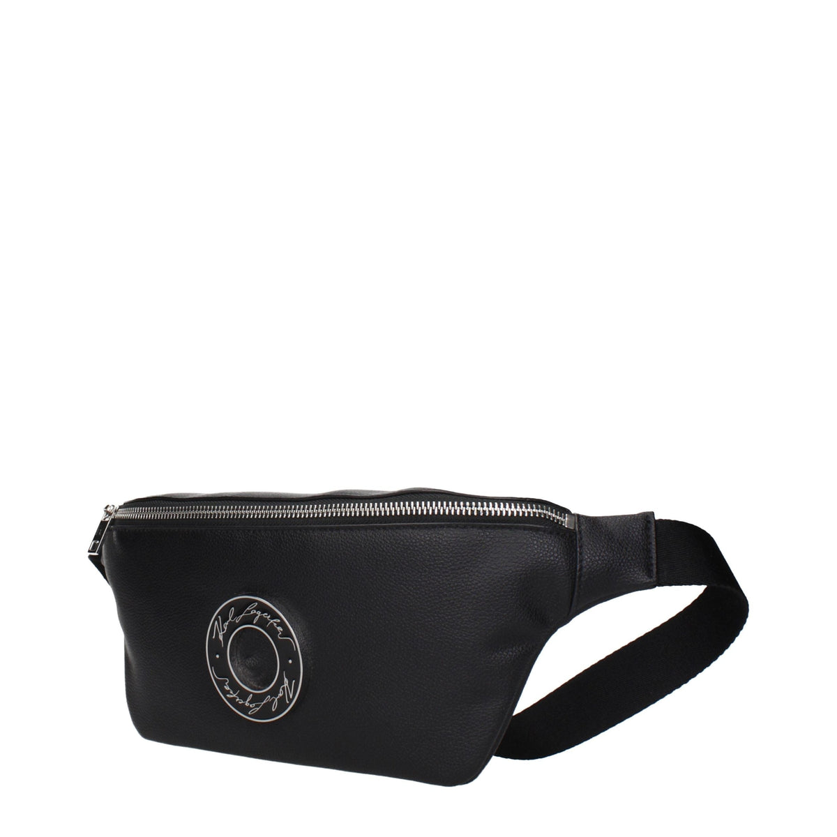 Karl Lagerfeld Black Leather Backpack Karl Lagerfeld Xosier