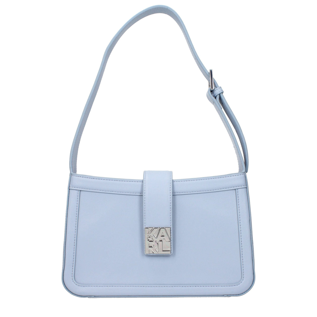 Karl Lagerfeld Light Blue Leather Shoulder Bag Karl Lagerfeld Xosier