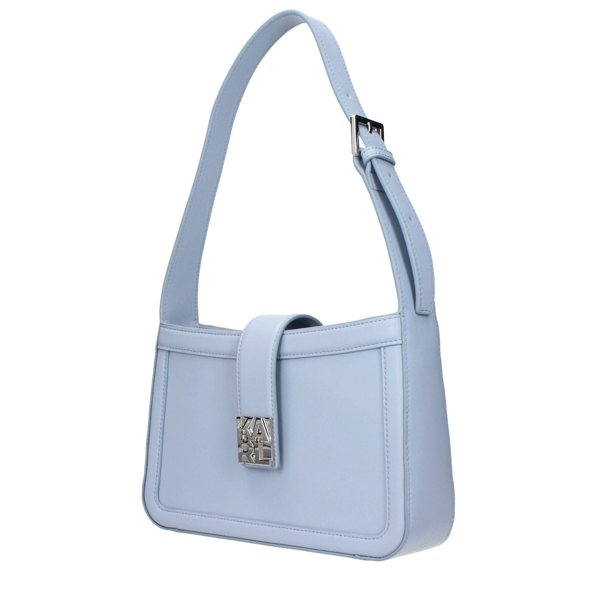 Karl Lagerfeld Light Blue Leather Shoulder Bag Karl Lagerfeld Xosier