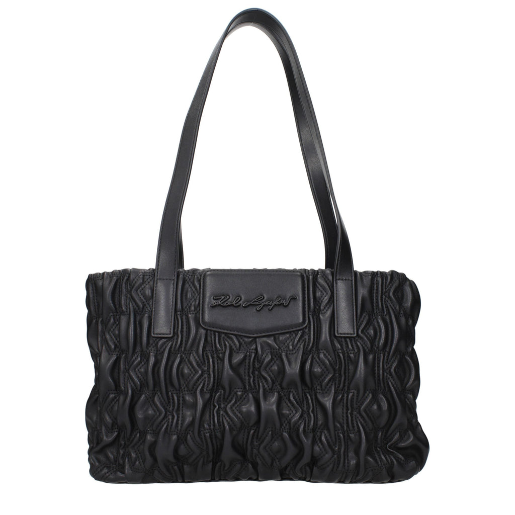 Karl Lagerfeld Black Polyester Shoulder Bag Karl Lagerfeld Xosier