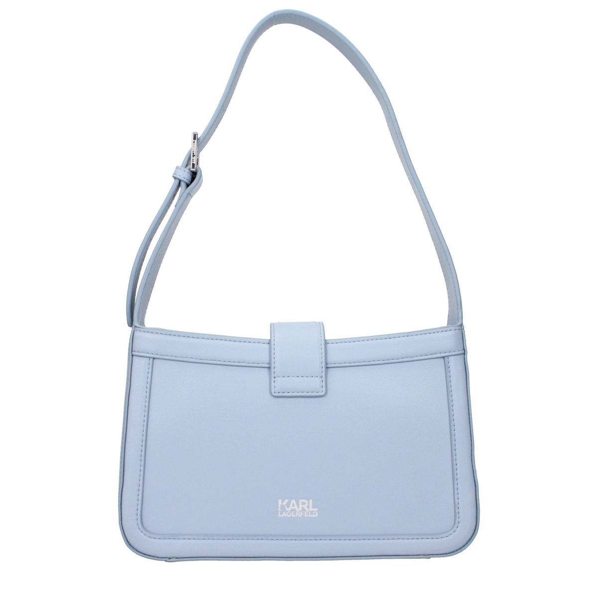 Karl Lagerfeld Light Blue Leather Shoulder Bag Karl Lagerfeld Xosier