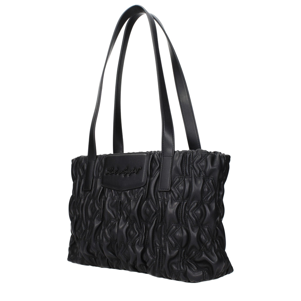 Karl Lagerfeld Black Polyester Shoulder Bag Karl Lagerfeld Xosier