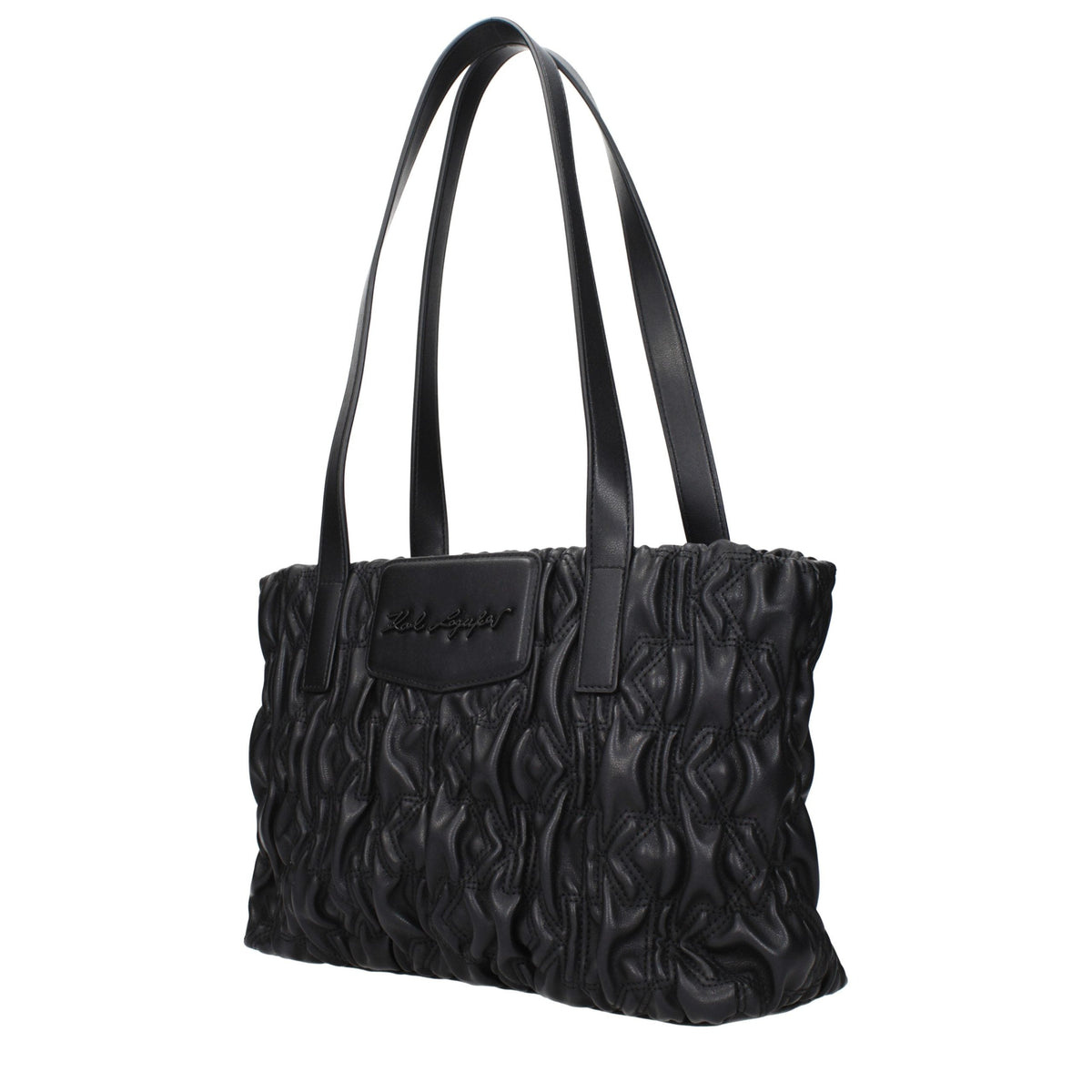 Karl Lagerfeld Black Polyester Shoulder Bag Karl Lagerfeld Xosier