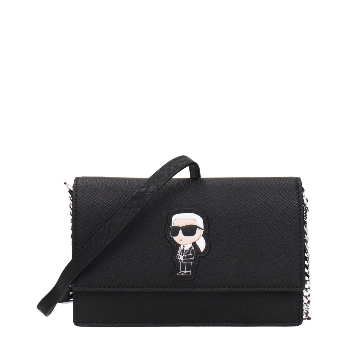Karl Lagerfeld Black Polyethylene Crossbody Bag Karl Lagerfeld Xosier