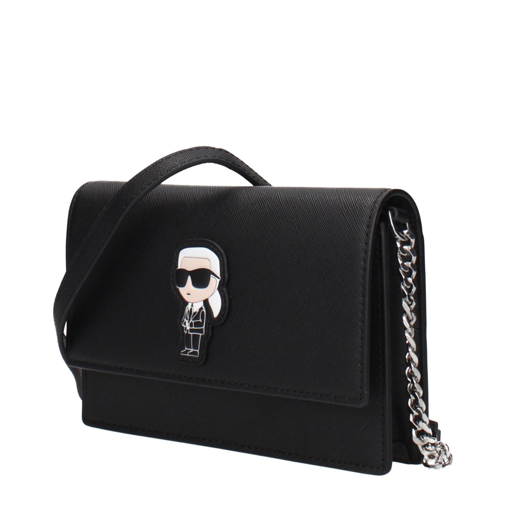 Karl Lagerfeld Black Polyethylene Crossbody Bag Karl Lagerfeld Xosier