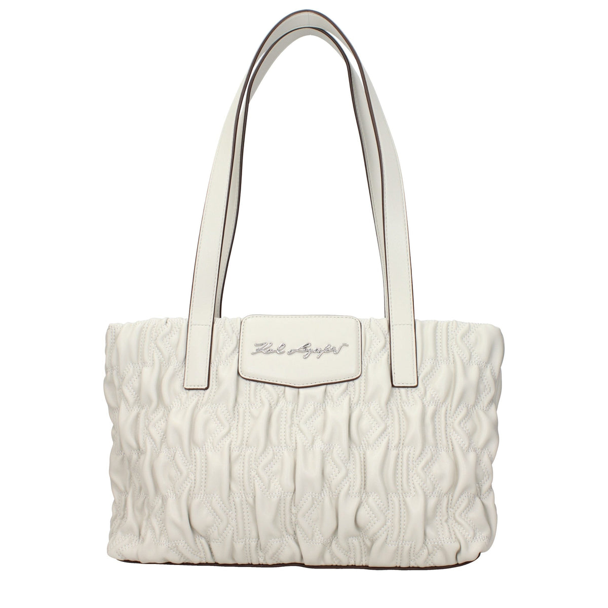 Karl Lagerfeld Gray Polyester Shoulder Bag Karl Lagerfeld Xosier