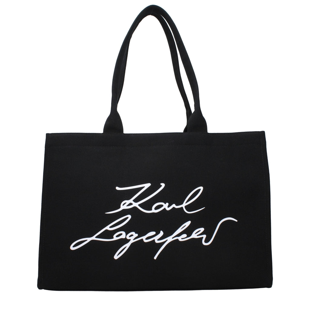 Karl Lagerfeld Black Fabric Shoulder Bag Karl Lagerfeld Xosier