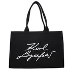 Karl Lagerfeld Black Fabric Shoulder Bag Karl Lagerfeld Xosier