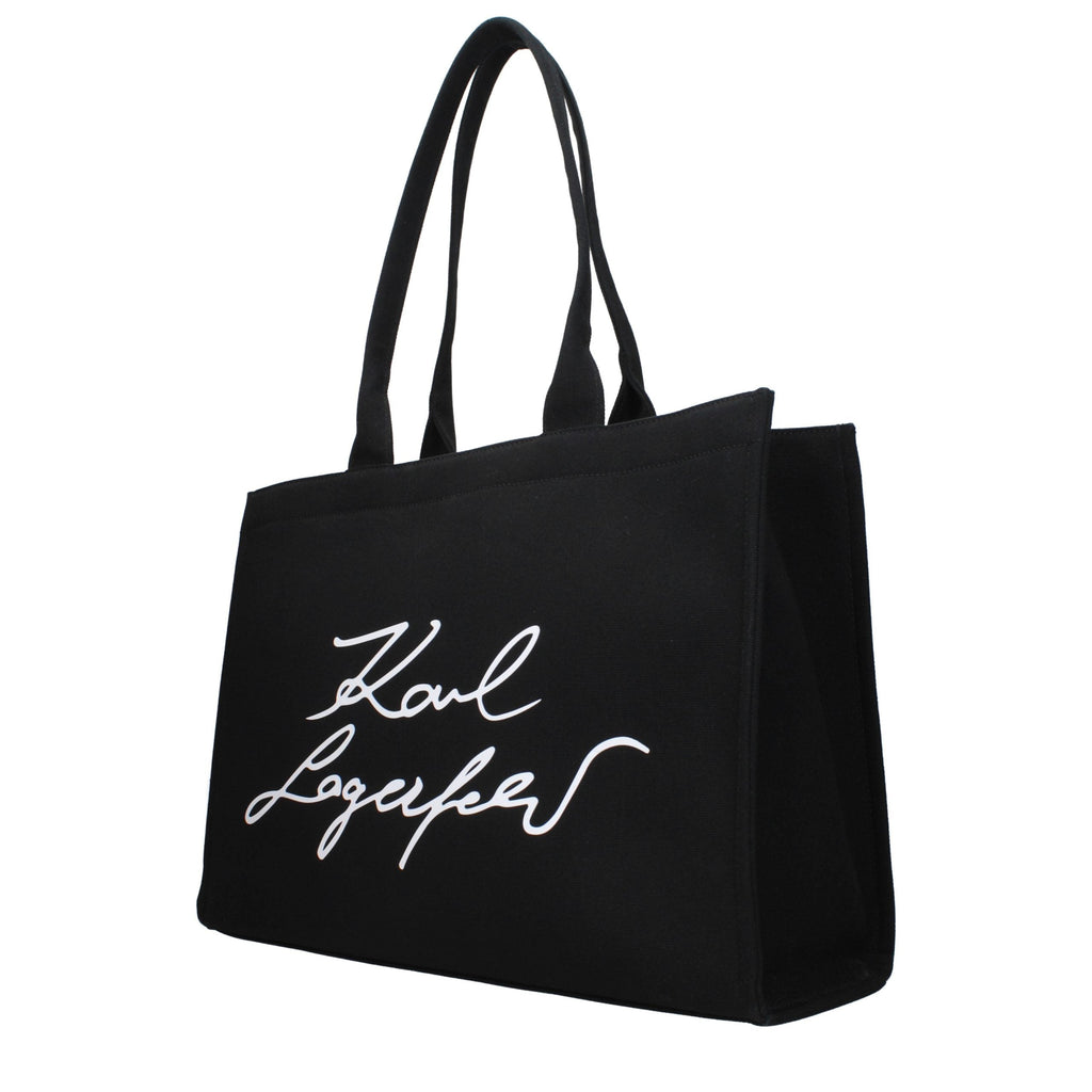 Karl Lagerfeld Black Fabric Shoulder Bag Karl Lagerfeld Xosier