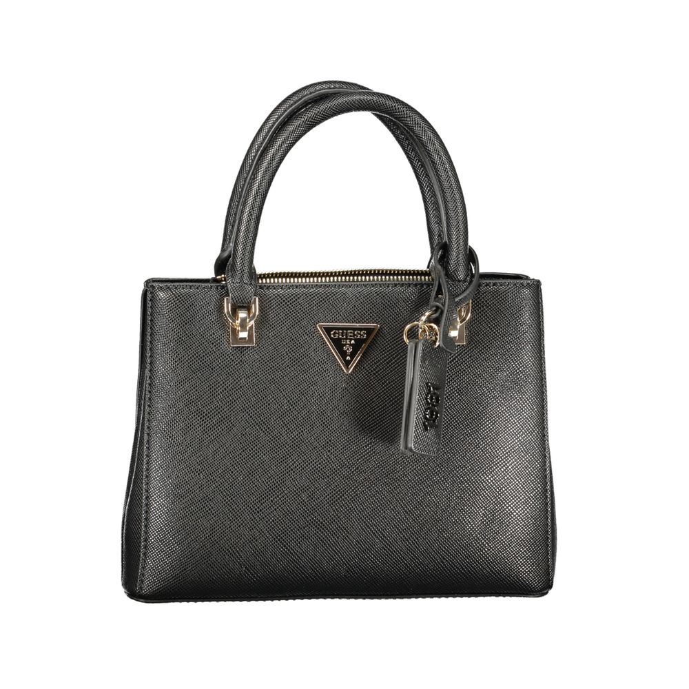 Guess Jeans Black Polyurethane Women's Handbag Guess Jeans Xosier