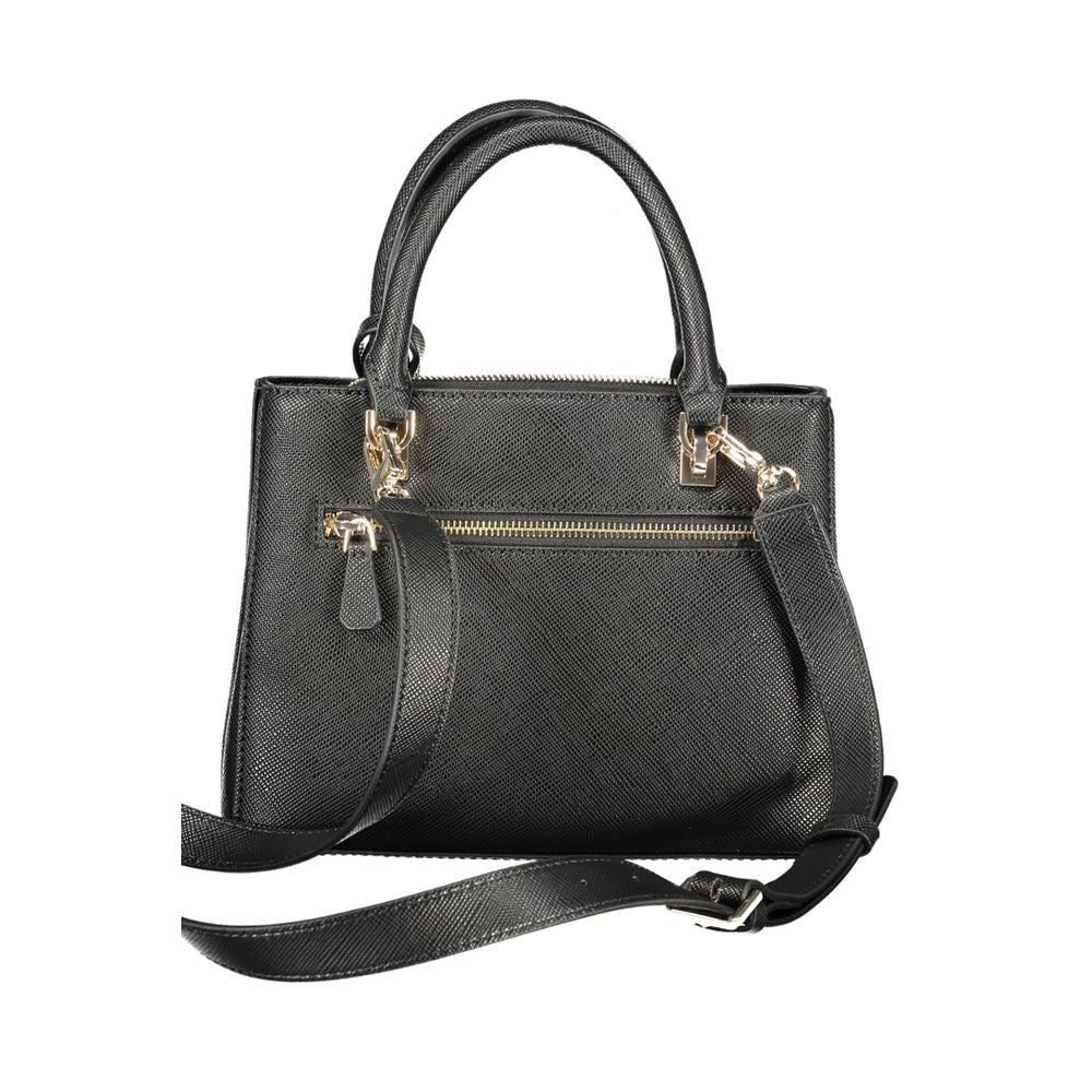 Guess Jeans Black Polyurethane Women's Handbag Guess Jeans Xosier