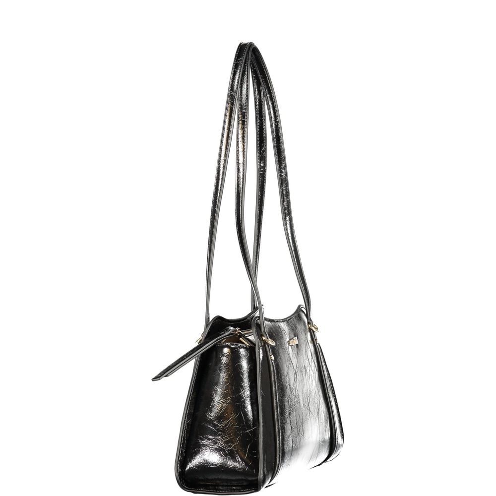 Guess Jeans Black Polyurethane Women's Bag Guess Jeans Xosier