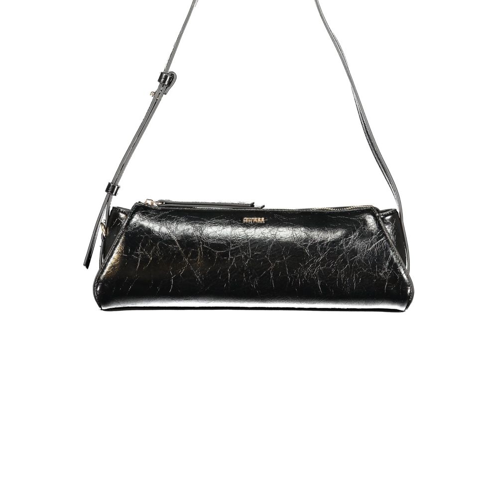 Guess Jeans Black Polyurethane Women's Handbag Guess Jeans Xosier