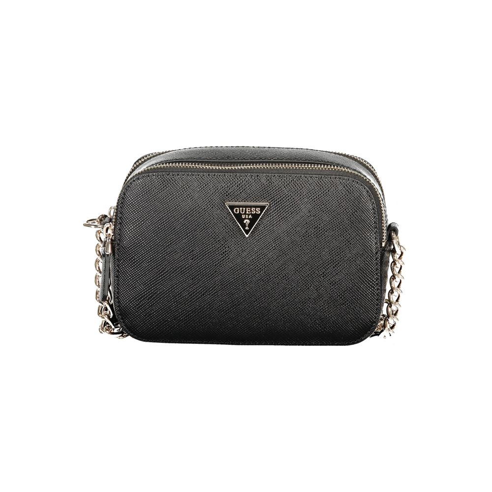 Guess Jeans Black Polyurethane Women's Handbag Guess Jeans Xosier