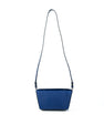 Blue Lottie Ostrich Quill Leather Crossbody Bag Bellabags Bellabags