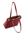 Red Lilibet Ostrich Leather Tote Bag Bellabags Bellabags
