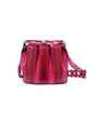 Pink Lyra Ostrich Leather Crossbody Bag Bellabags Bellabags