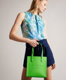 Women's Seacon-Crosshatch Small Icon Bag Green Ted Baker South Africa Bellabags