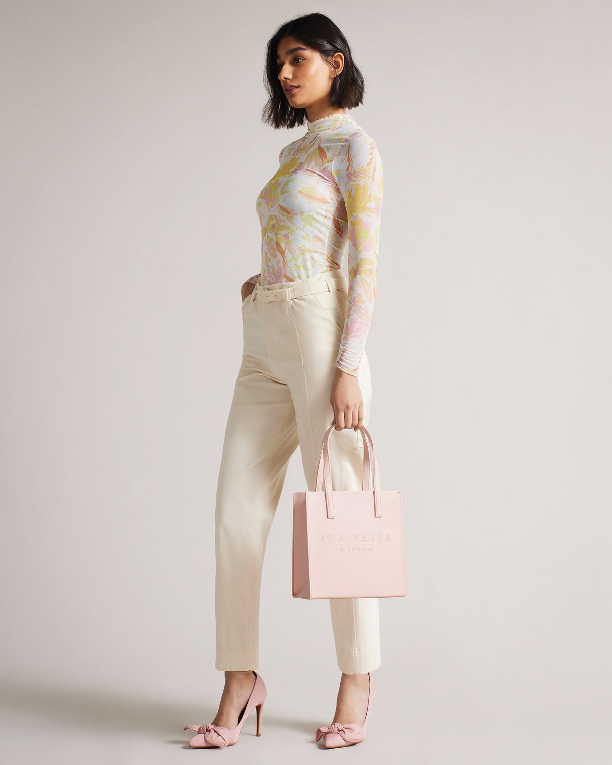 Women's Seacon-Crosshatch Small Icon Bag Pink
