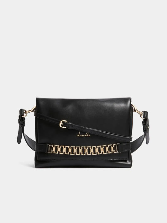 Chain Soft Flap Shoulder Bag - Bellabags Luella