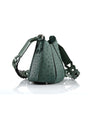 Green Luna Ostrich Leather Shoulder Bag Bellabags Bellabags