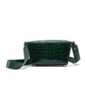 Green Lottie Crocodile Leather Crossbody Bag Bellabags Bellabags