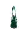 Green Lorelai Crocodile Leather Shoulder Bag Bellabags Bellabags