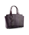 Purple Lorelai Ostrich Leather Shoulder Bag Bellabags Bellabags