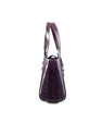 Purple Lorelai Ostrich Leather Shoulder Bag Bellabags Bellabags
