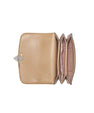 Esmeray Flap Crossbody Bag - Brown
