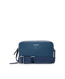 Viviette Mini Double Zip Crossbody Bag - Navy