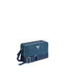 Viviette Mini Double Zip Crossbody Bag - Navy
