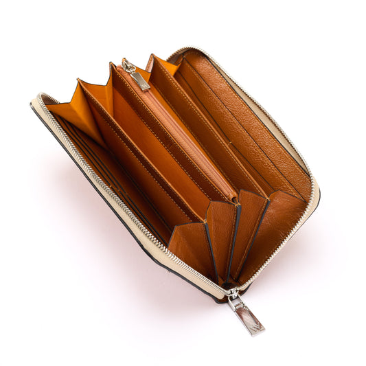 Light Brown Virginia Crocodile Leather Purse Bellabags Bellabags