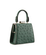 Green Vegas Ostrich Leather Micro Bag Bellabags Bellabags