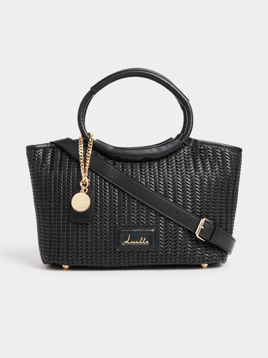 Luella Weave Mini Shopper Bag Luella Bellabags