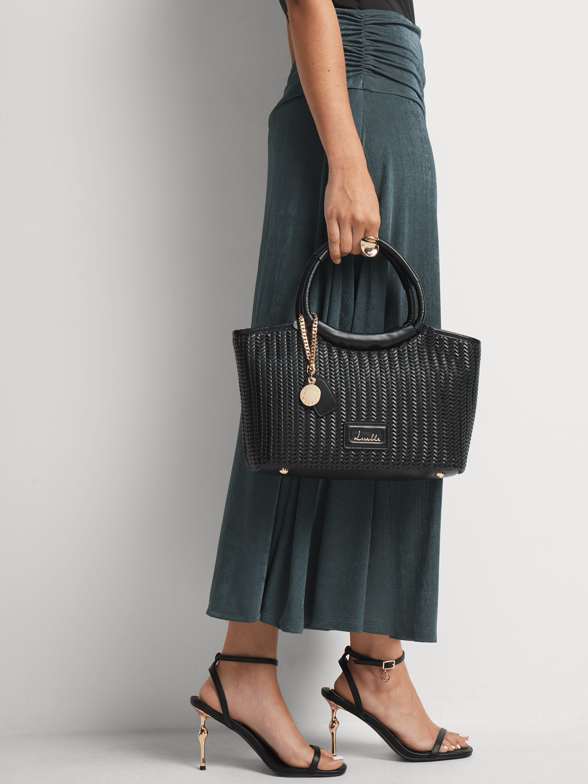 Luella Weave Mini Shopper Bag Luella Bellabags