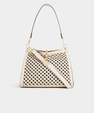 Luella Weave Cutout Medium Tote Bag Luella Bellabags