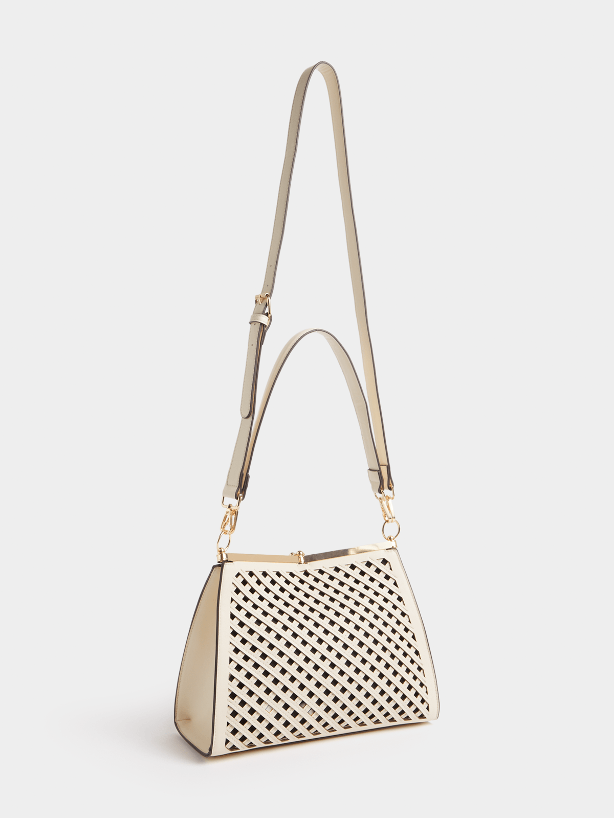 Luella Weave Cutout Medium Tote Bag Luella Bellabags