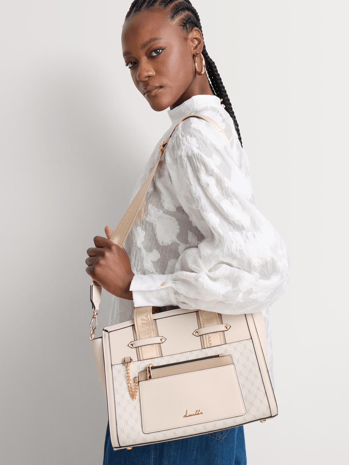 Luella Monogram Tote Bag Luella Bellabags