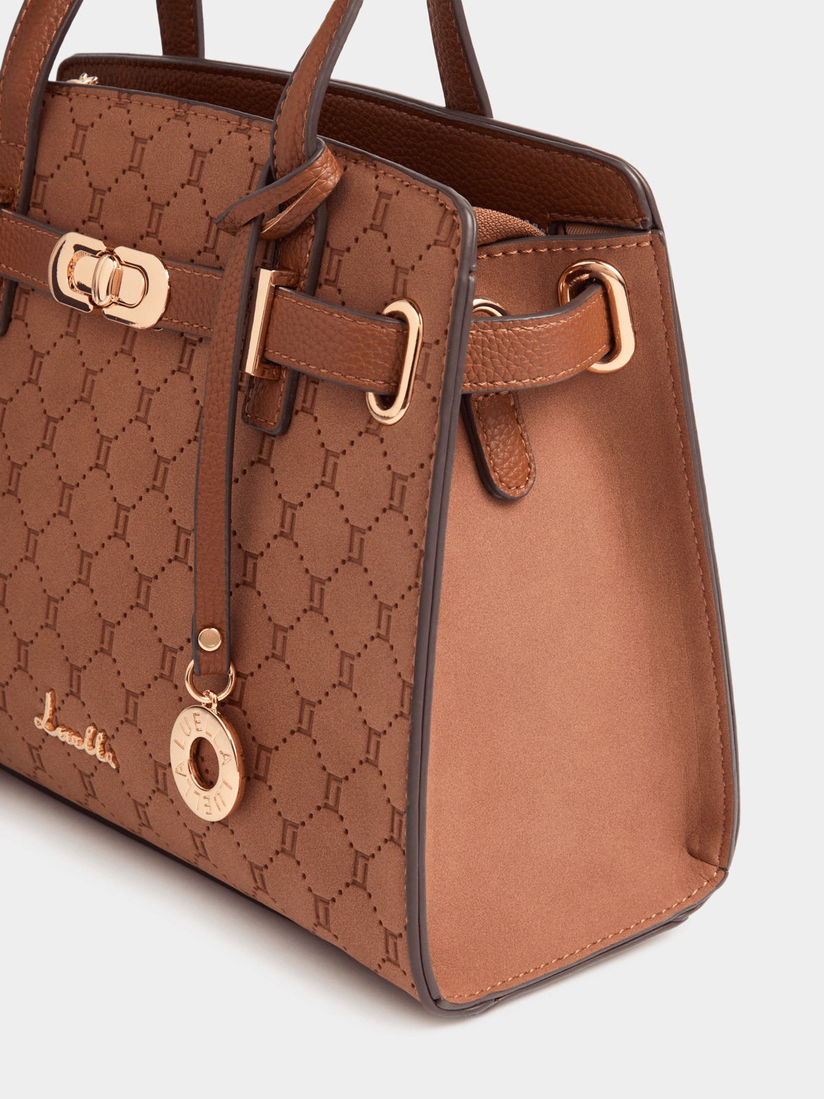 Luella Emboss Belted Shopper Bag Luella Bellabags