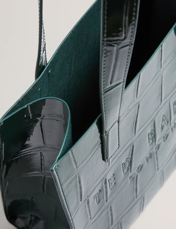 Women's REPTCON-Croc Effect Small Icon Bag